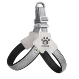 Dog harness with BEIMUGE branding on a white background