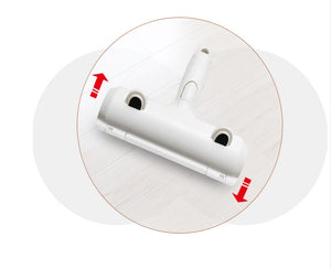 Three red and silver striped cufflinks on a white background