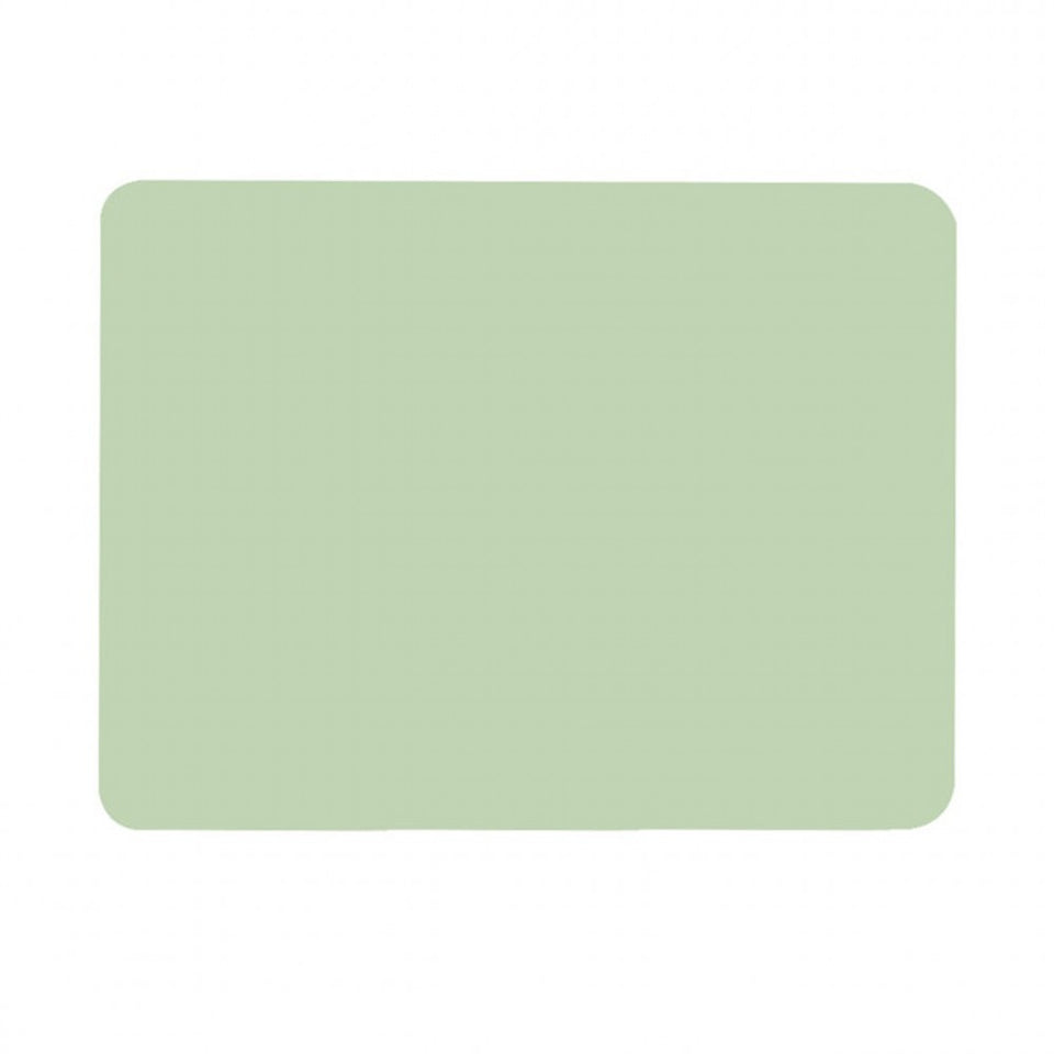 Solid light green color swatch on a white background