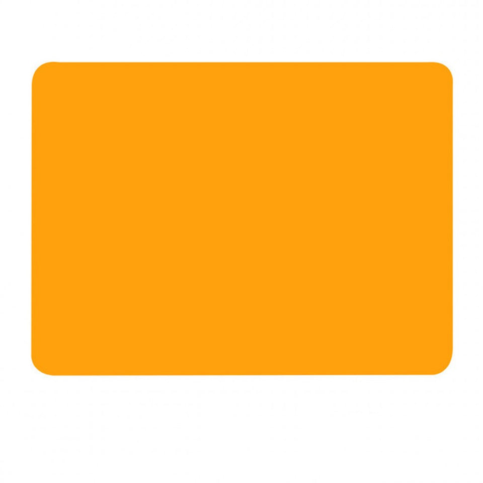 Solid orange color swatch on a white background
