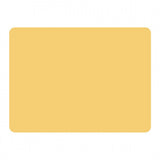 Yellow rectangular placemat on a white background