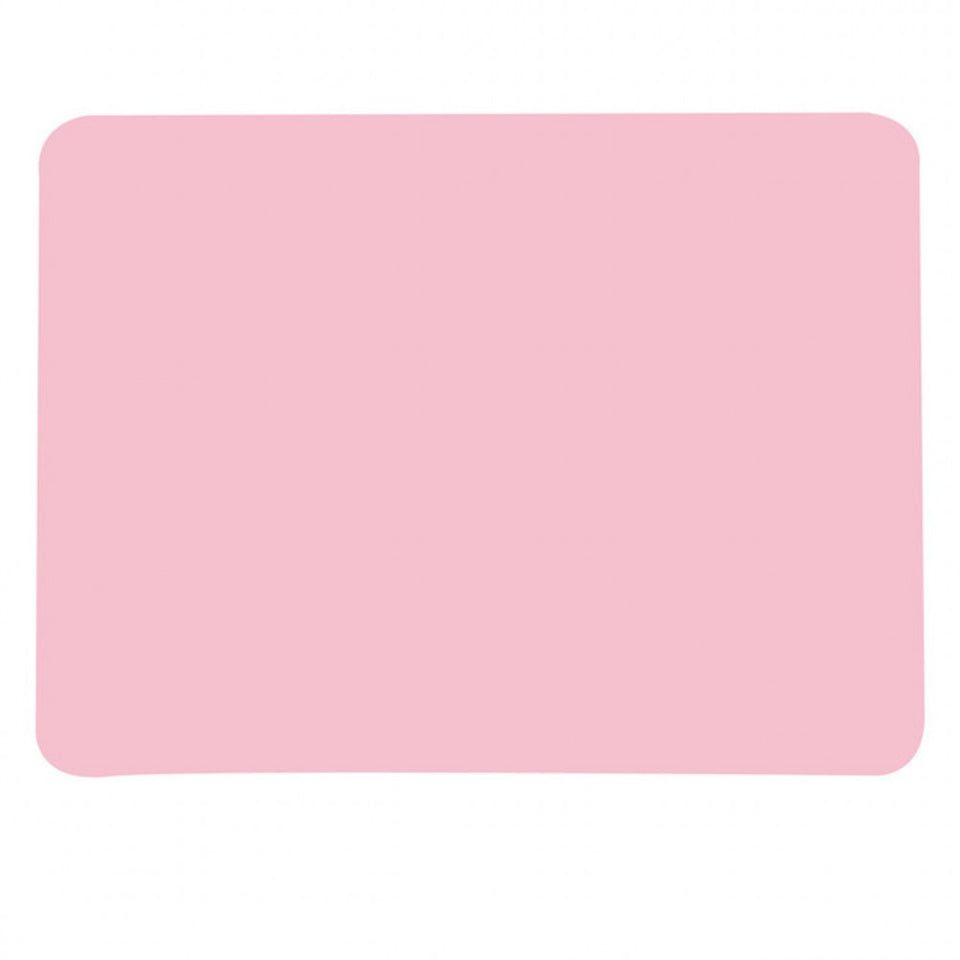 Solid light pink color swatch on a white background
