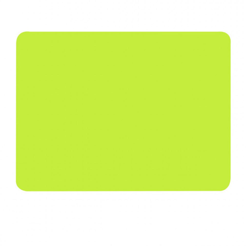 Solid lime green color swatch on a white background