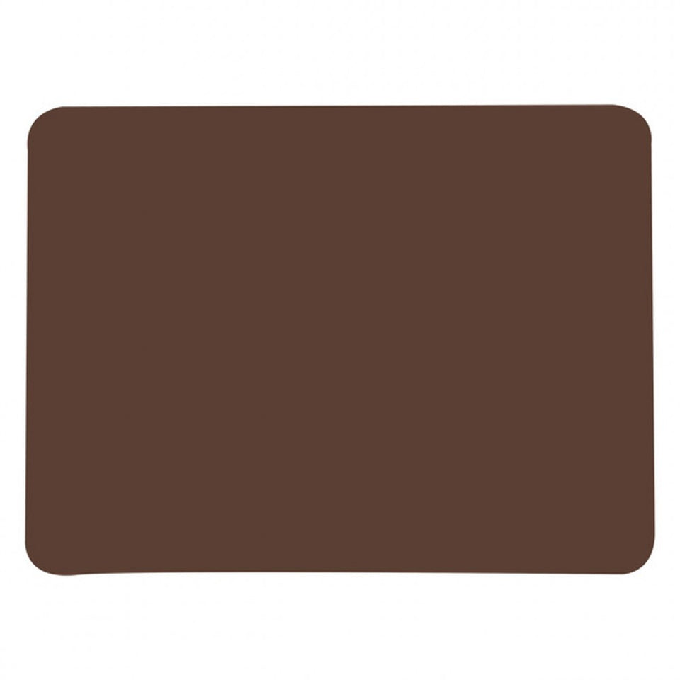Solid brown color swatch on a white background