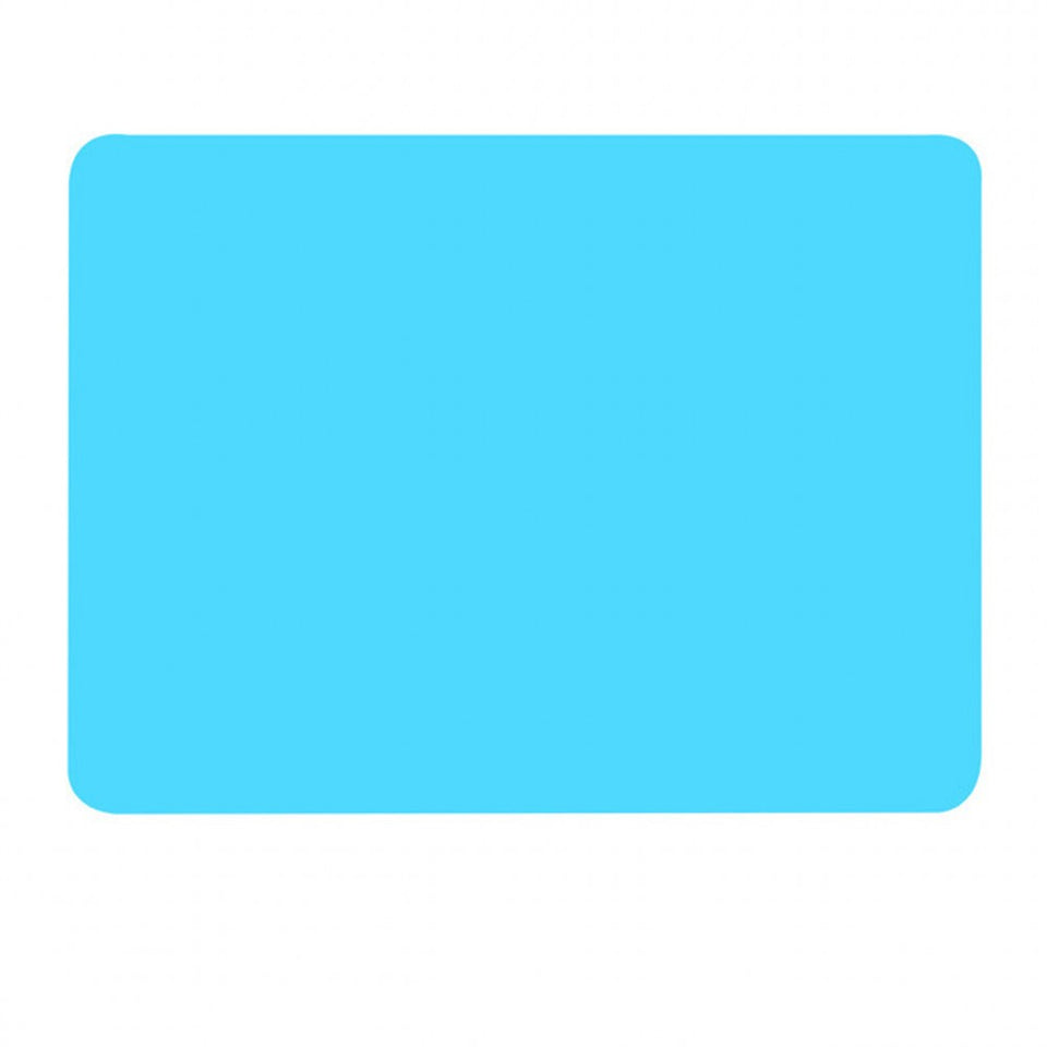 Solid light blue color swatch on a white background