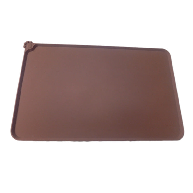 Brown pouch with a zipper on a white background